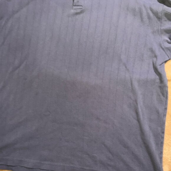 American Khakis by Van Heusen Men LG Gray 'Ruger' Embroidered Golf Polo Top (E) - Picture 6 of 7